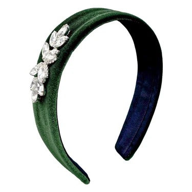 Winter Crystal Flower Headband