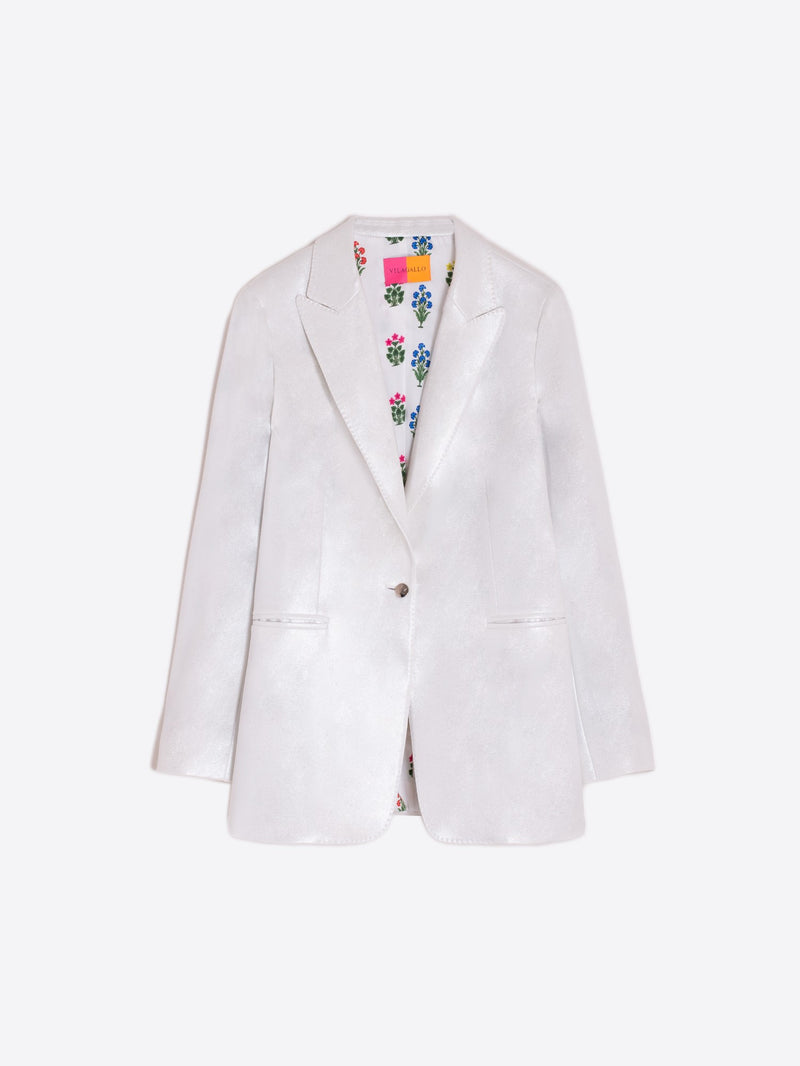 Sophia Roma Silver Blazer