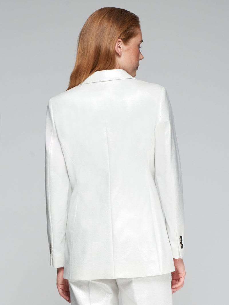 Sophia Roma Silver Blazer