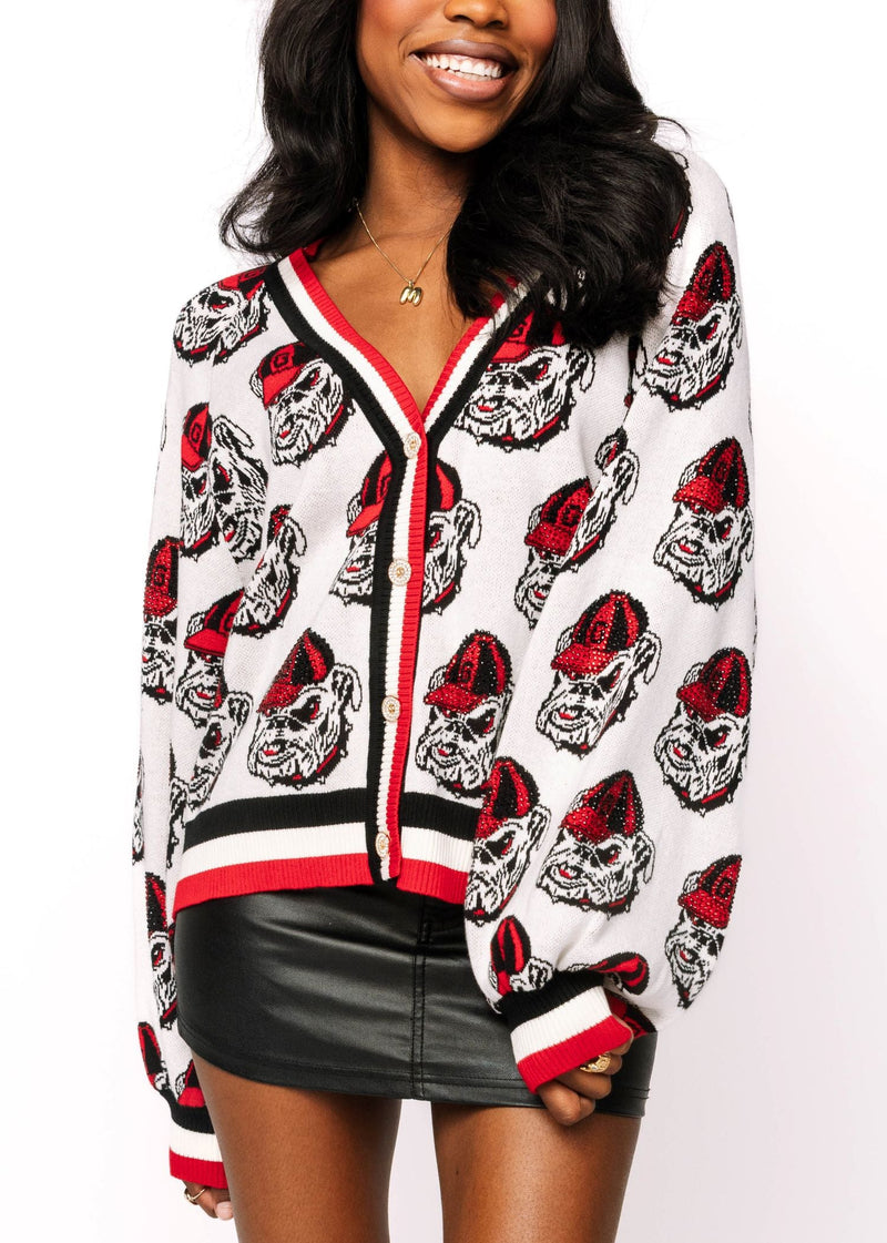 UGA Knit Mascot Cardigan
