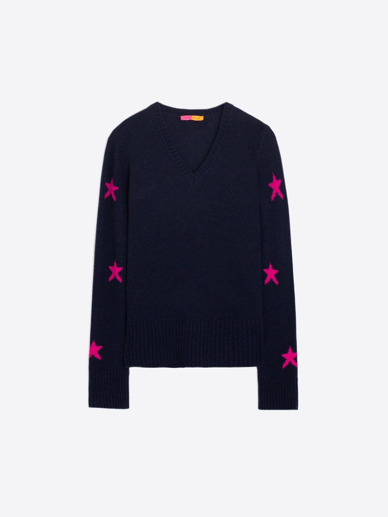 Intarsia Star Sweater