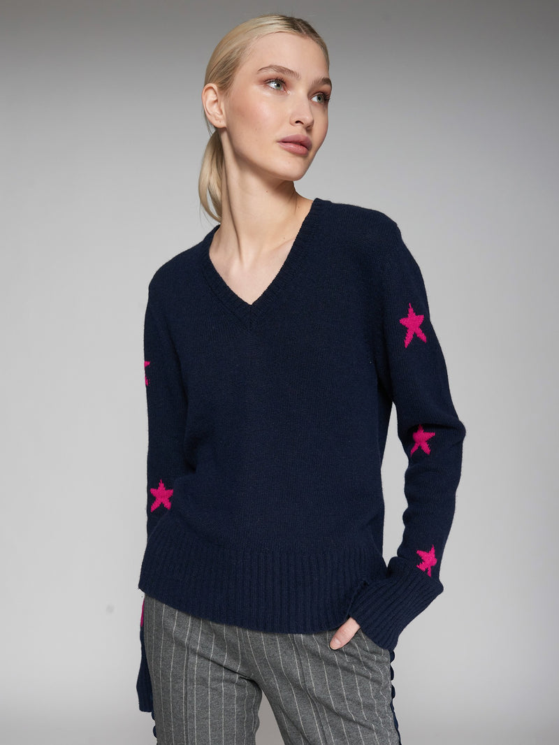 Intarsia Star Sweater