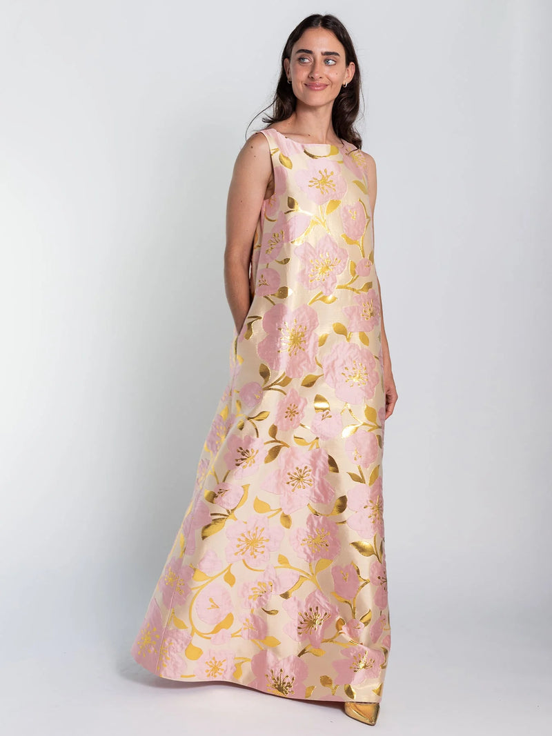 natasha designer dress NATASHA dress Garden Wall Blush L