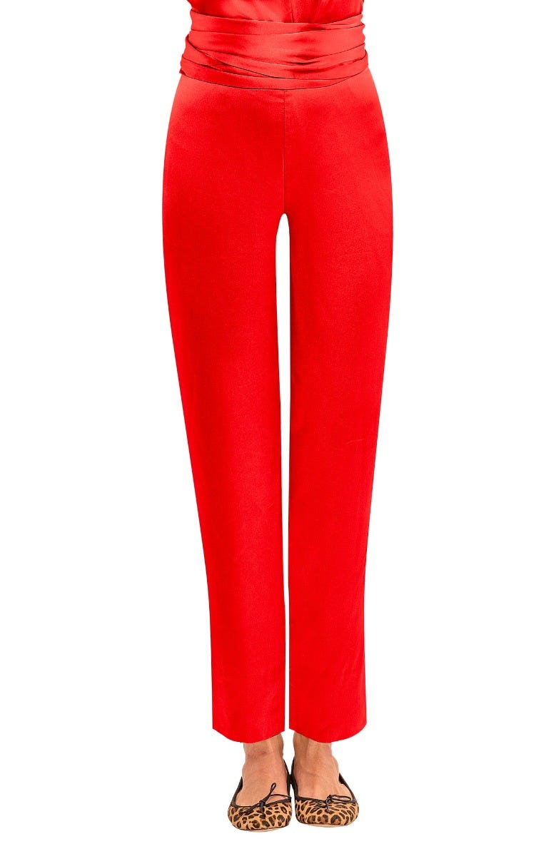 Pull On Pant - Mix Master Solid XS Crimson