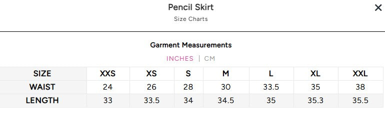 Pencil Skirt