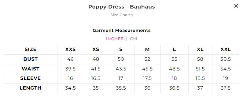 Poppy Dress - Bauhaus