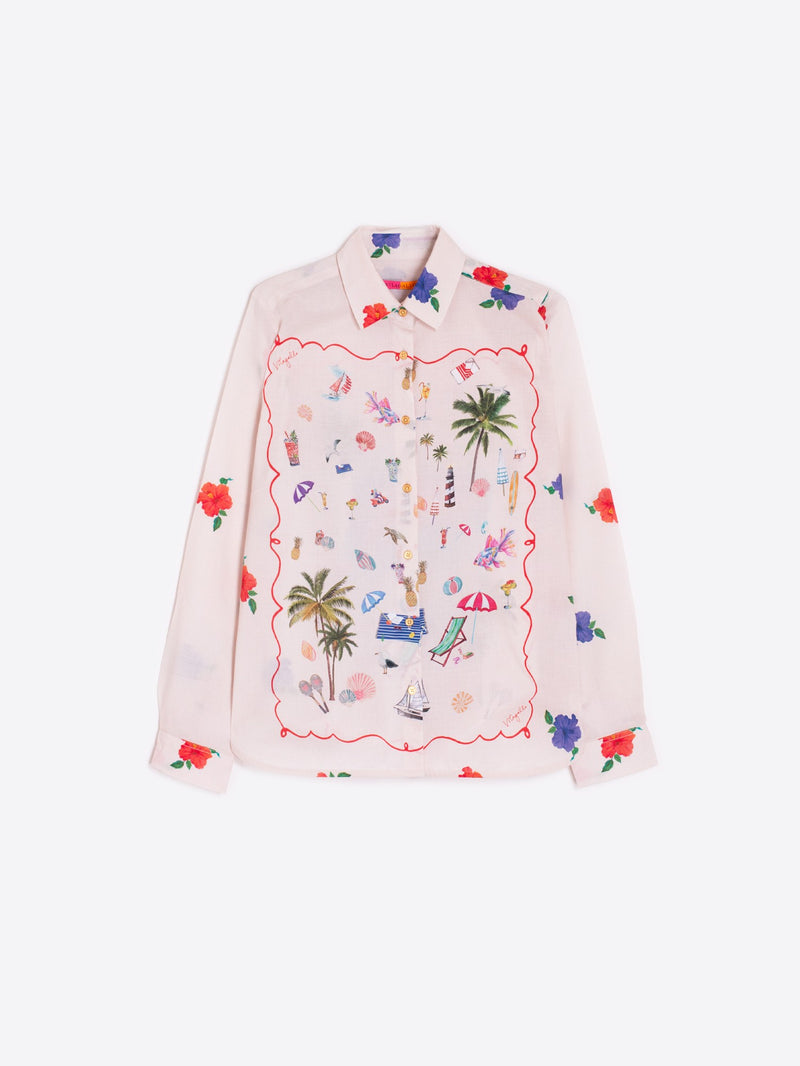 Isabella Menorca Print Shirt