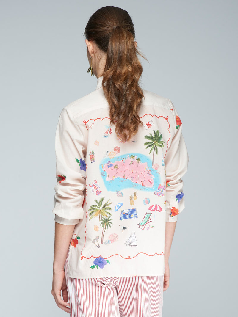 Isabella Menorca Print Shirt