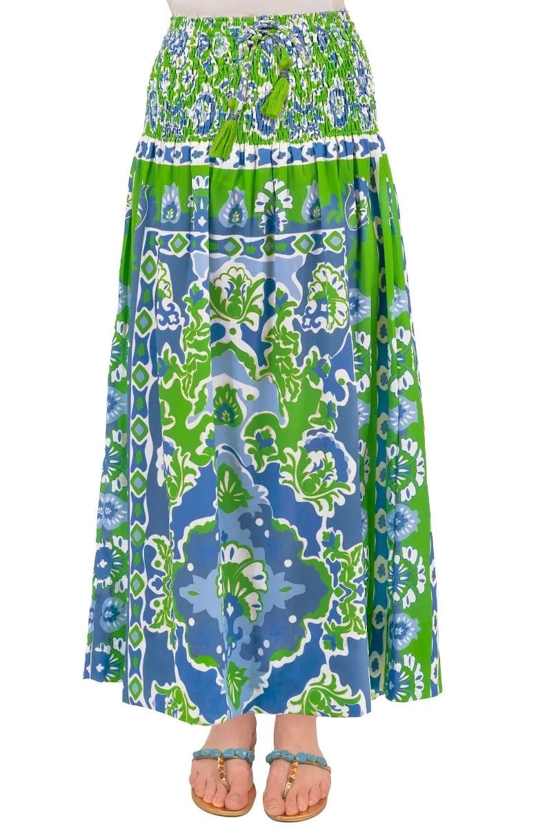Haight Ashbury Skirt/Dress - Watteau  One Size Kelly/Blue