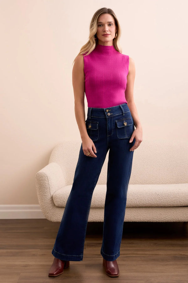 Brooke High Rise Palazzo Trousers