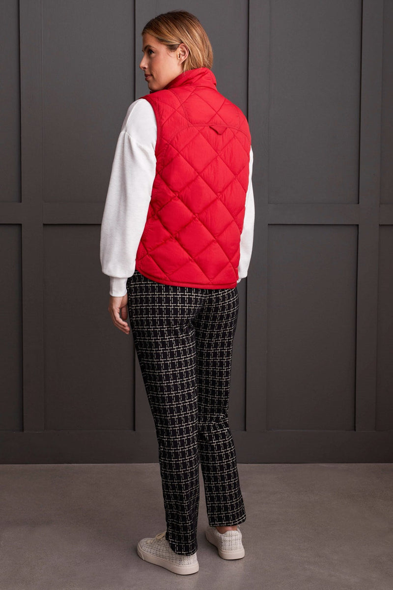 Quilted A-line Puffer Vest