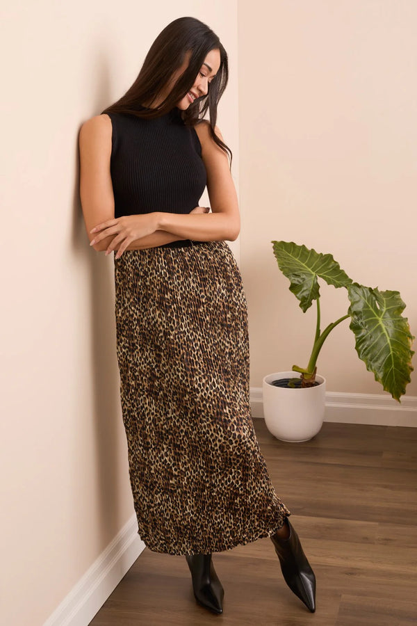 Sleeveless Twofer Maxi Dress