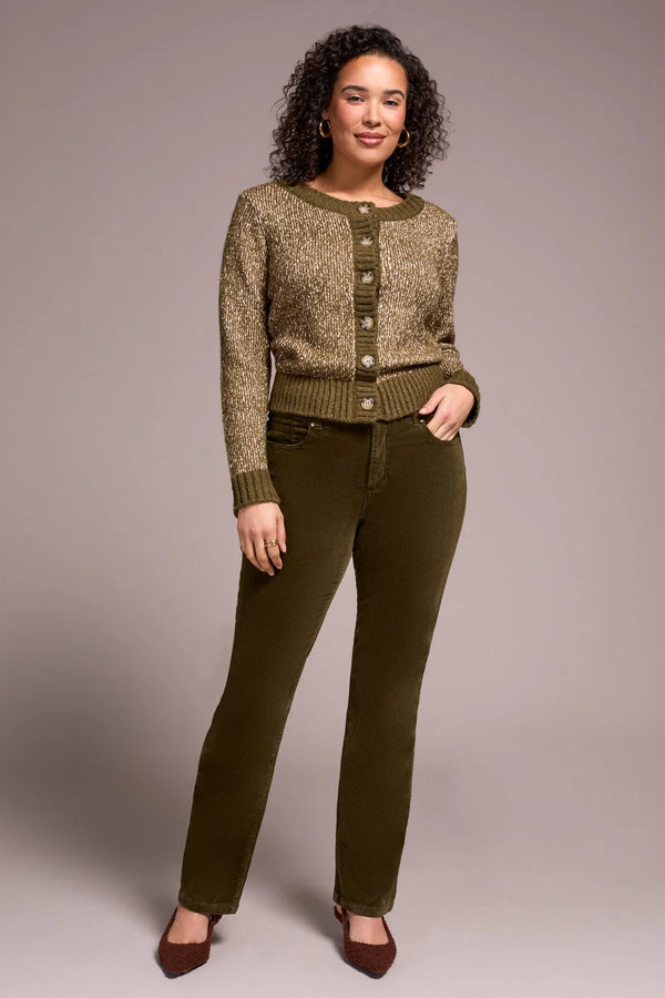 Straight Leg Stretch Cordoroy Pant