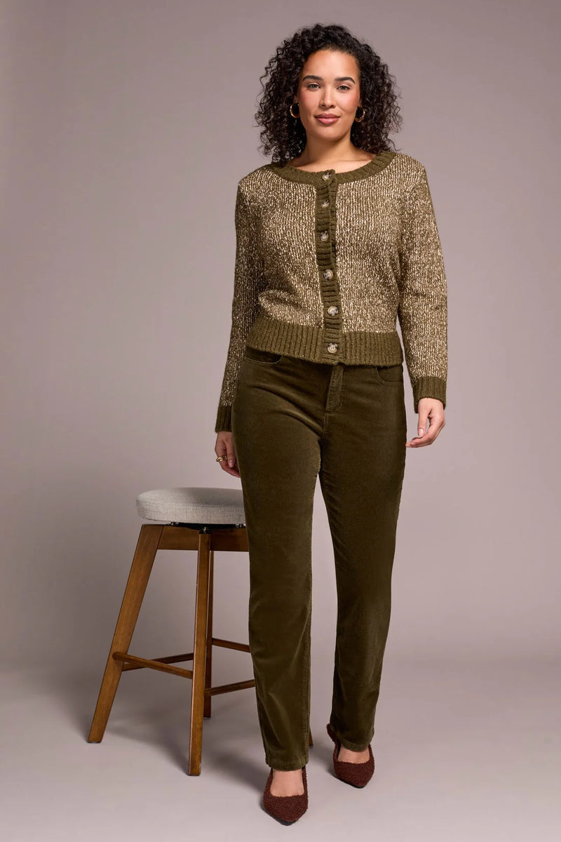 Straight Leg Stretch Cordoroy Pant