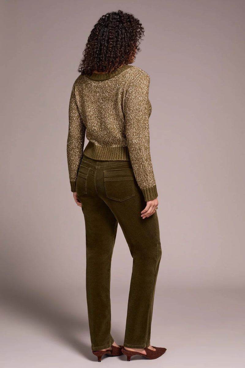 Straight Leg Stretch Cordoroy Pant