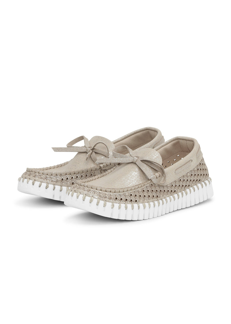 Tulip Metallic Loafer with Laces – Ginger Howard Selections