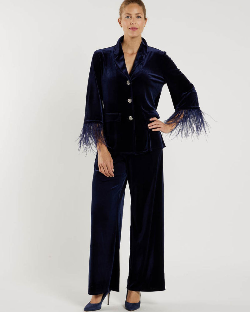 Nicolette Velvet Pant - 2 Colors