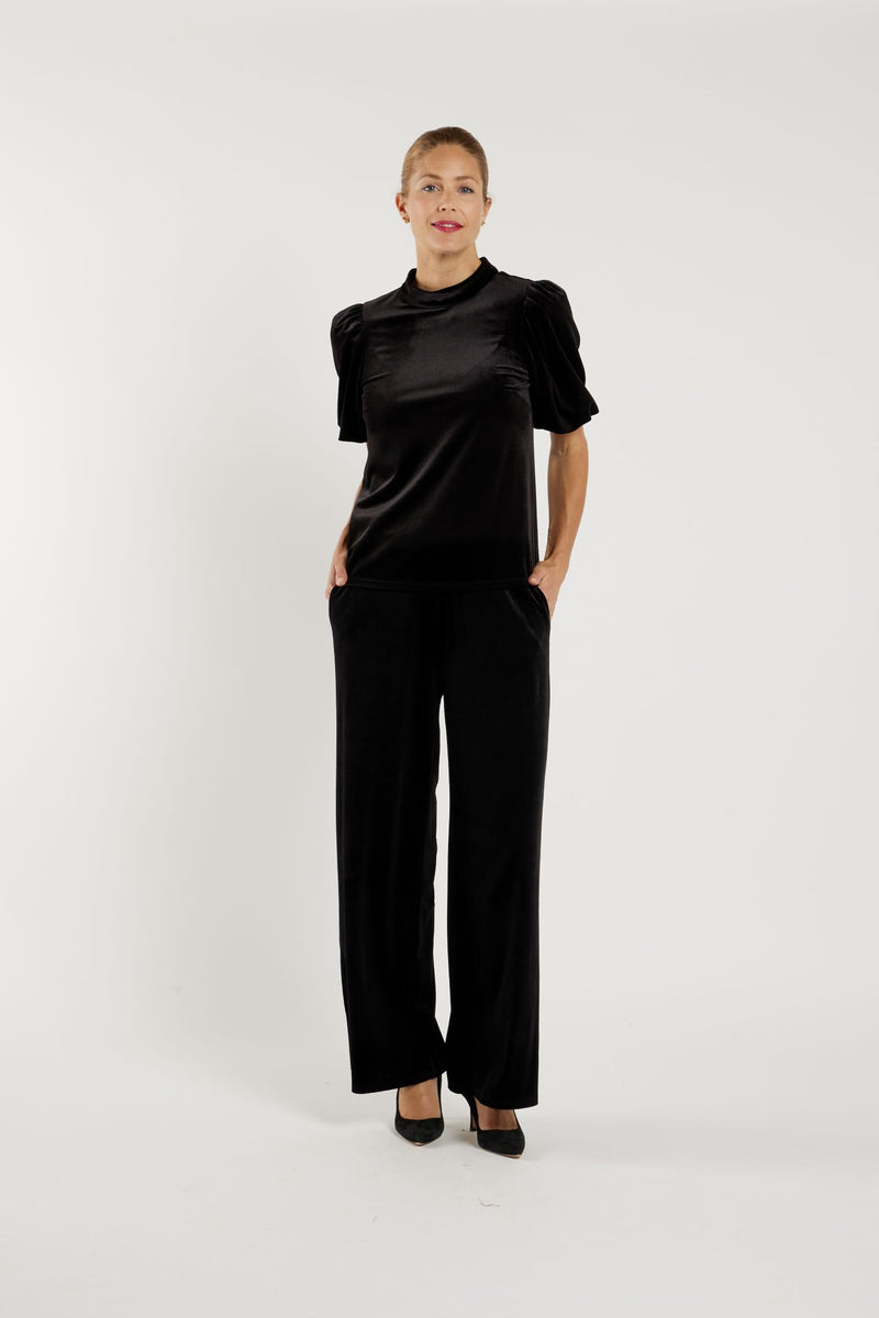 Sheila Stretch Velvet Top