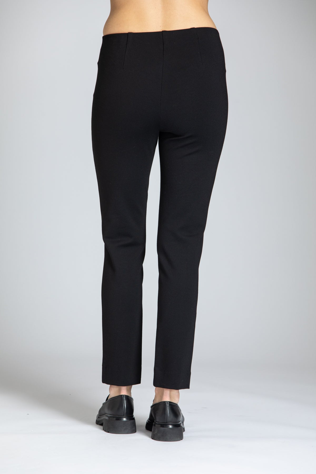Pull-on Ponte Pant w/ Split hem