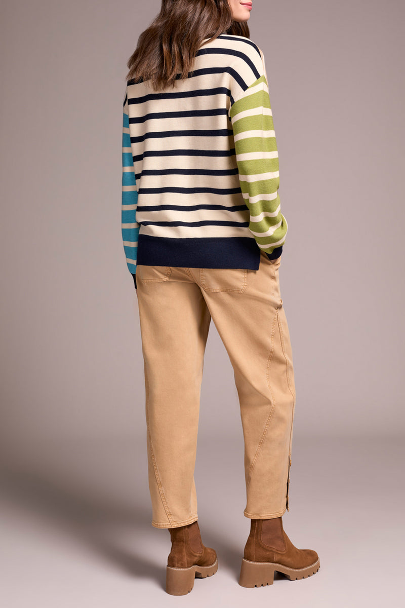 Stripe Crewneck Sweater