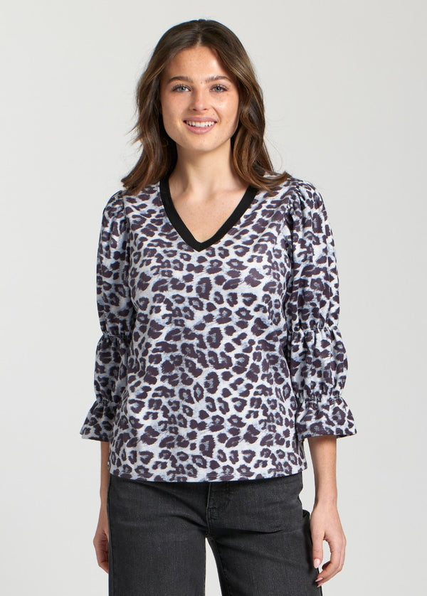 Vegan Suede V-Neck Pull Over