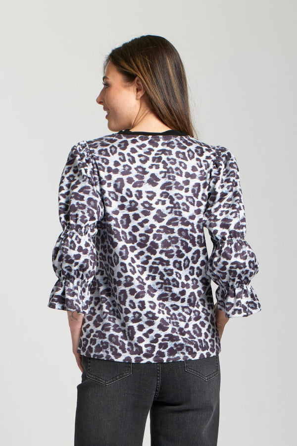 Vegan Suede V-Neck Pull Over