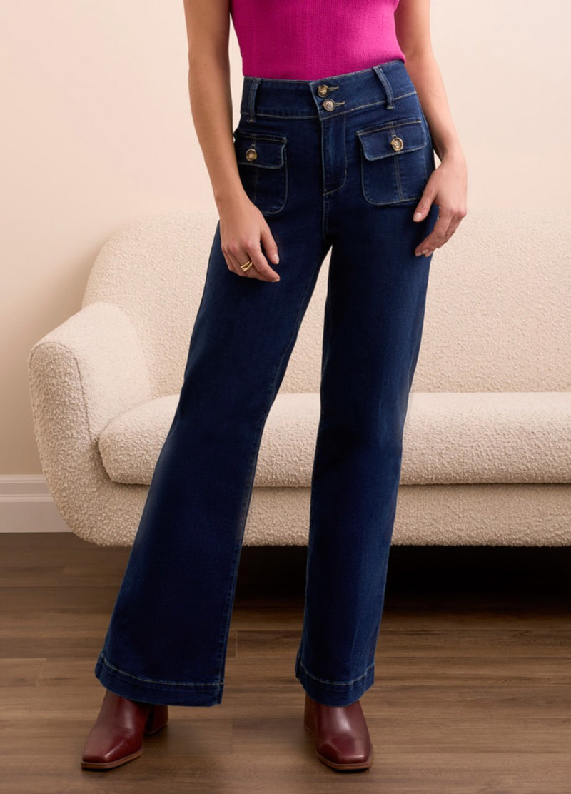 Brooke High Rise Palazzo Trousers