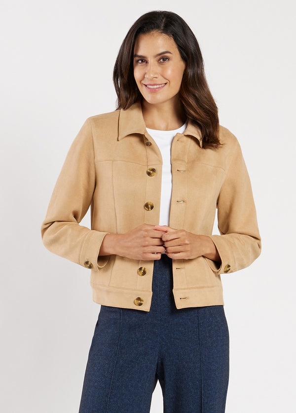 Hudson Faux Suede Jacket