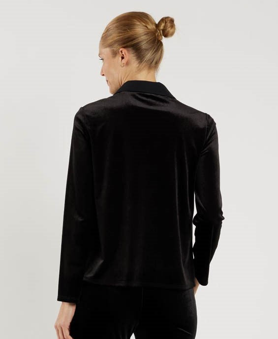 Colby Stretch Velvet Top