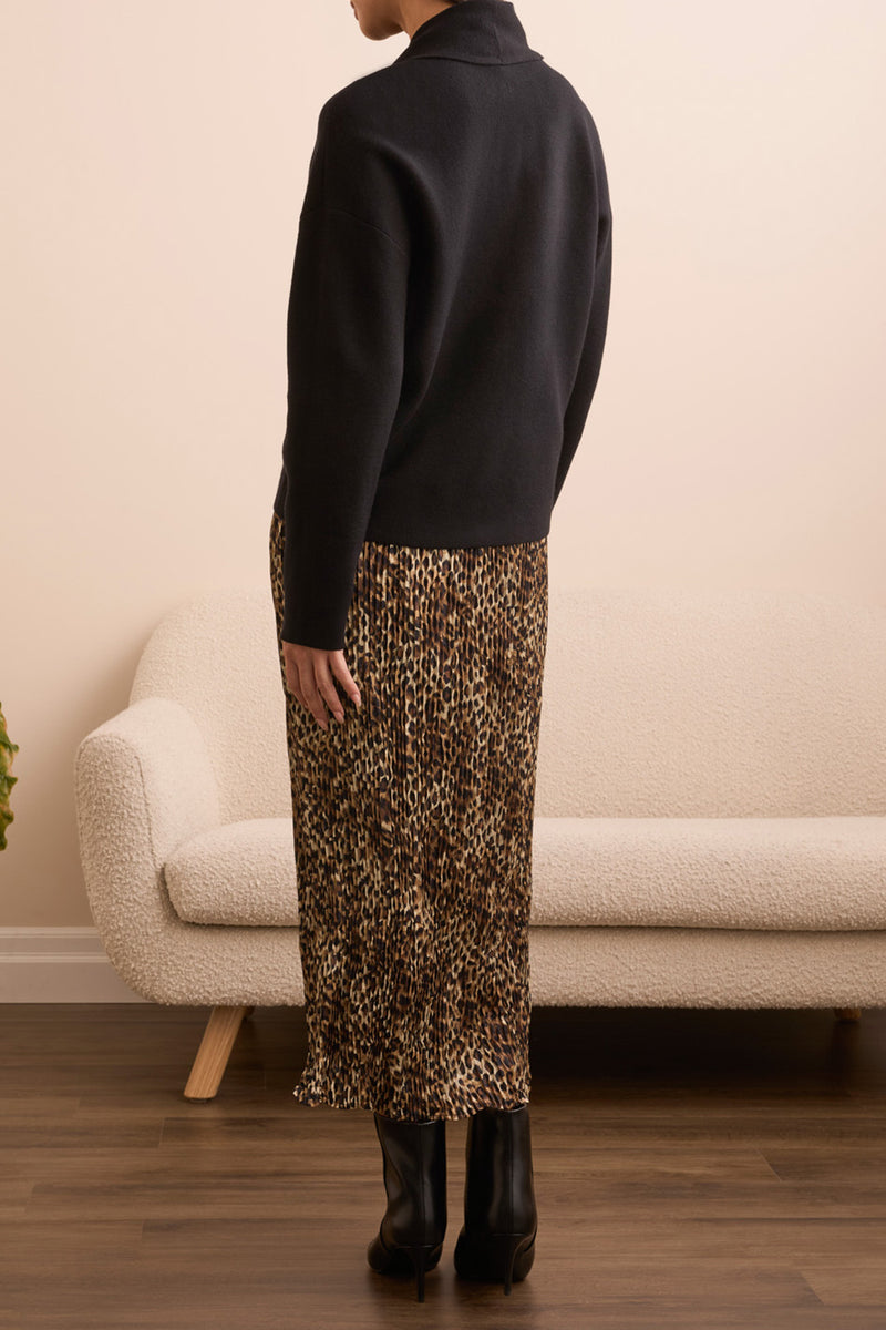 Double Knit Shawl Collar Coatigan