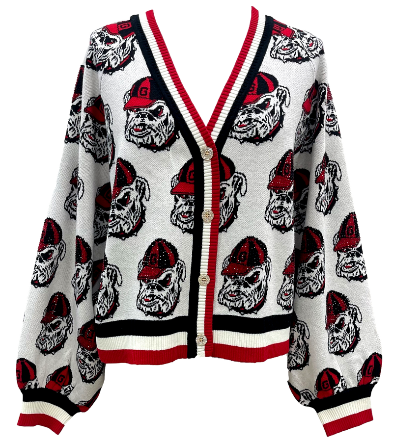 UGA Knit Mascot Cardigan