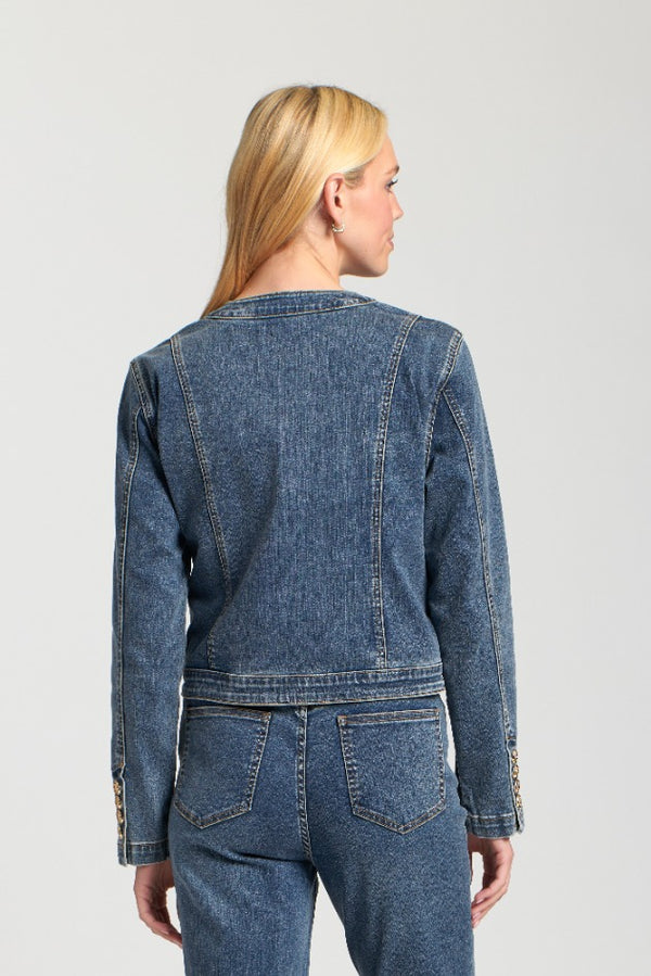 Collarless Jacket