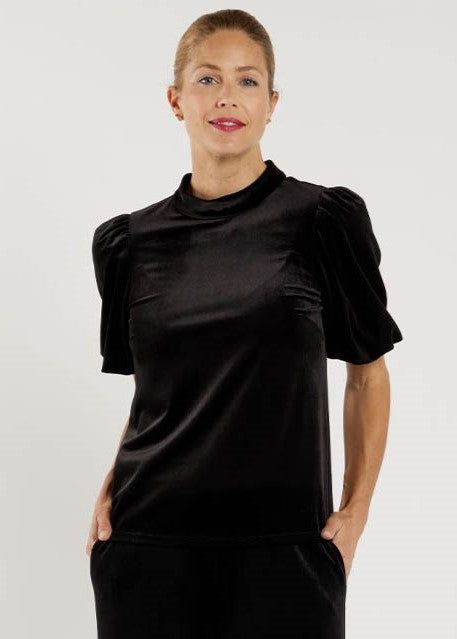 Sheila Stretch Velvet Top