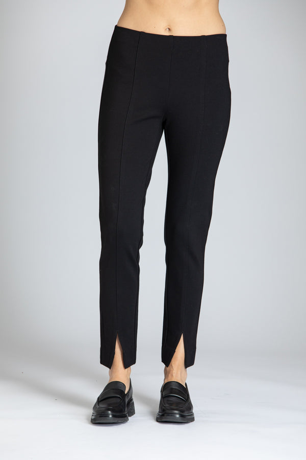 Pull-on Ponte Pant w/Split hem