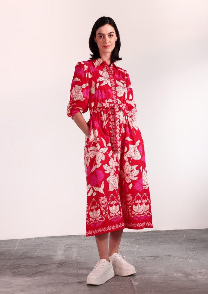 Remi Dress - Chilli Florals