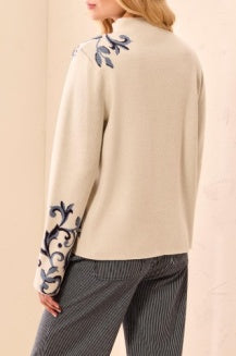 Long Sleeve Funnel Neck Sweater