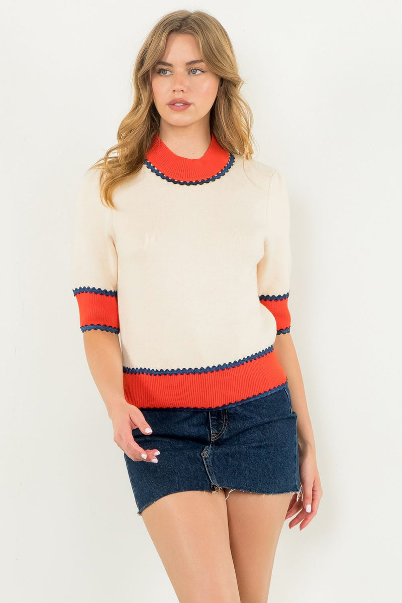 Colorblock Sweater