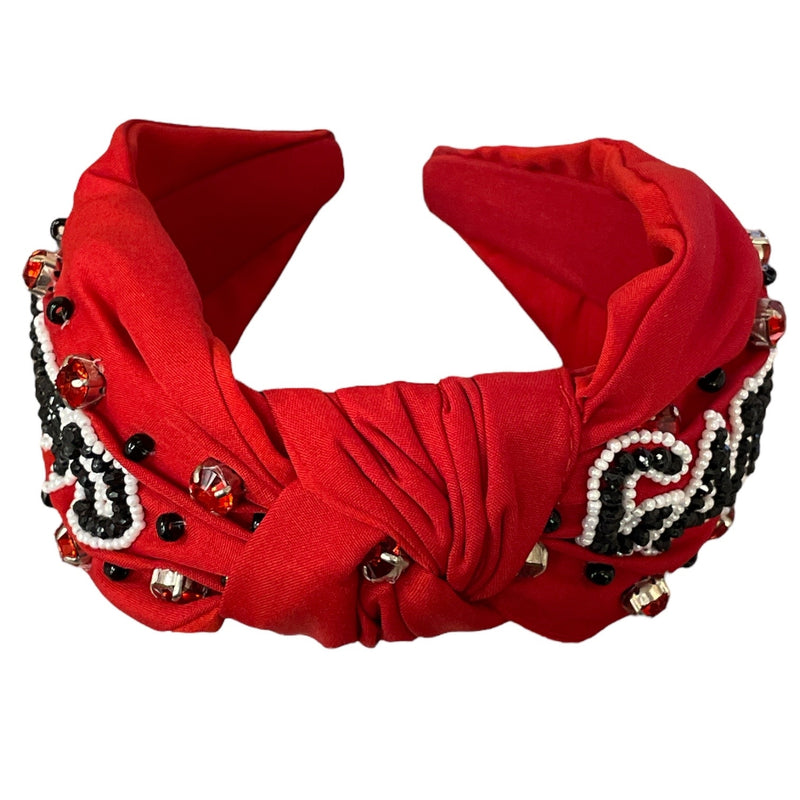 Red Gameday Headband