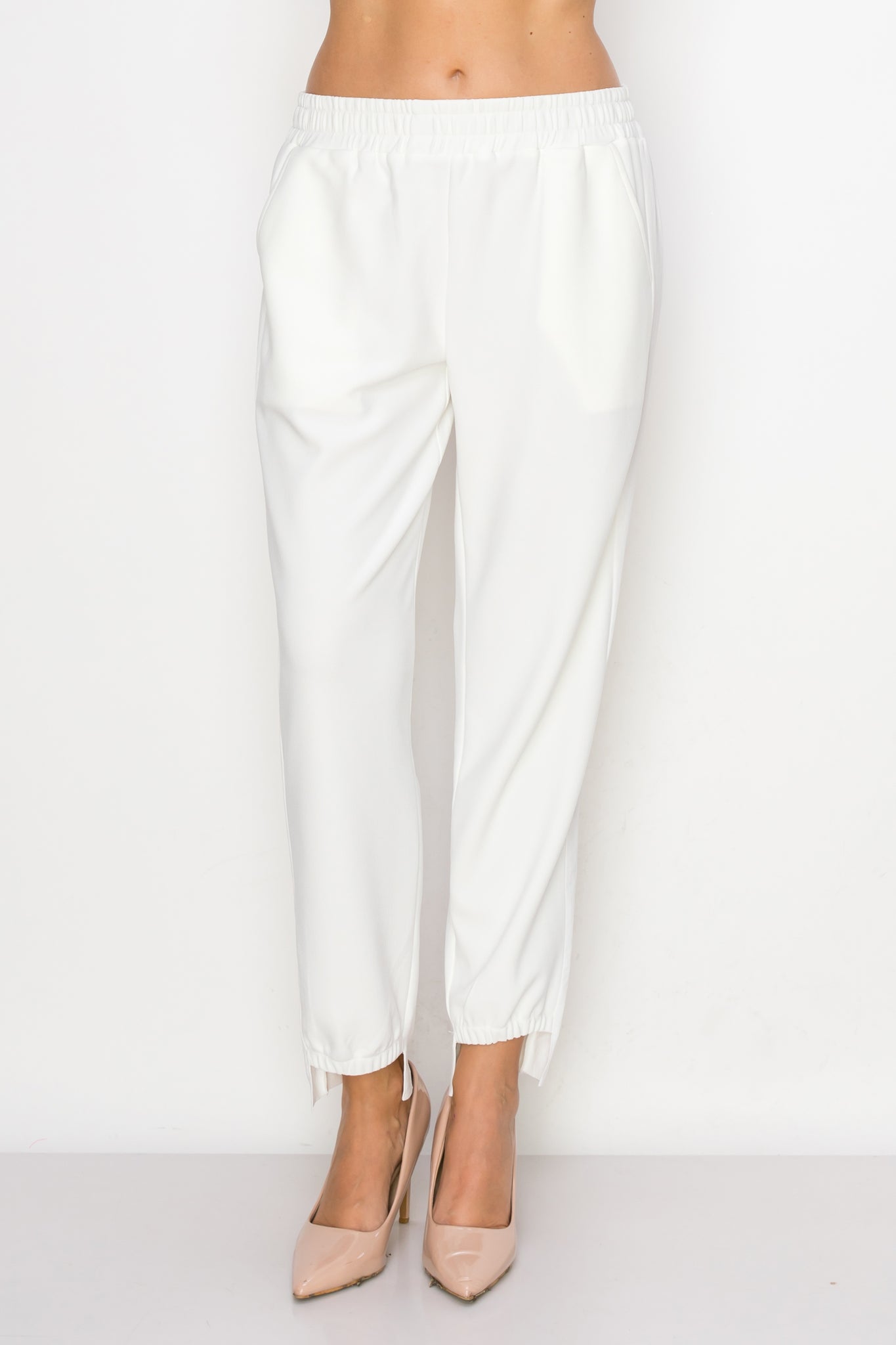 Katie Knit Crepe Pants White – Ginger Howard Selections