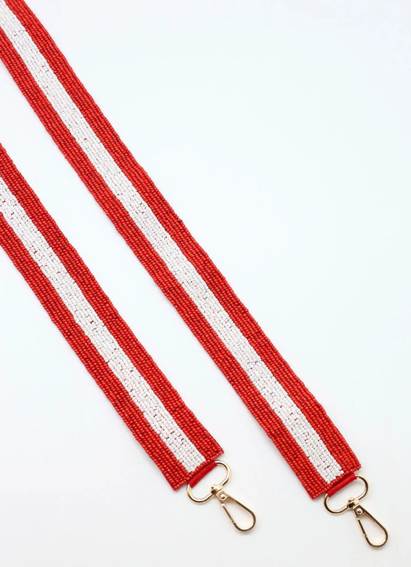 Sullie Striped Beaded Strap - 2 Colors