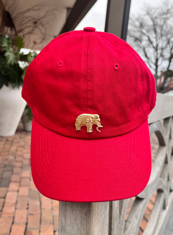 Red Elephant Baseball Hat