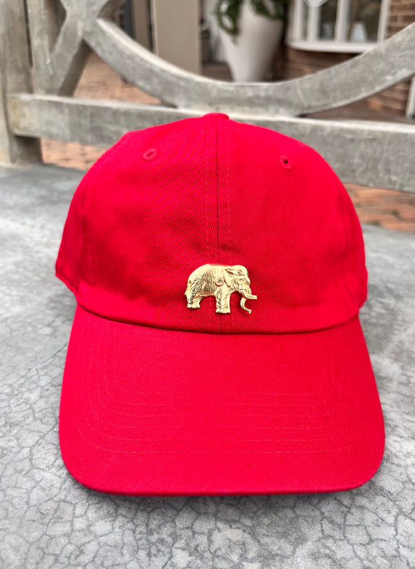 Red Elephant Baseball Hat