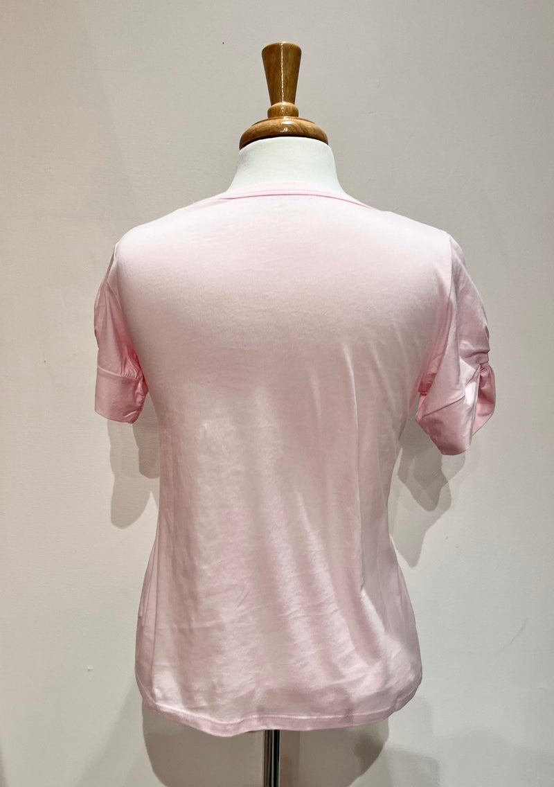 T-Shirt w/ Twist Sleeve - 2 Colors