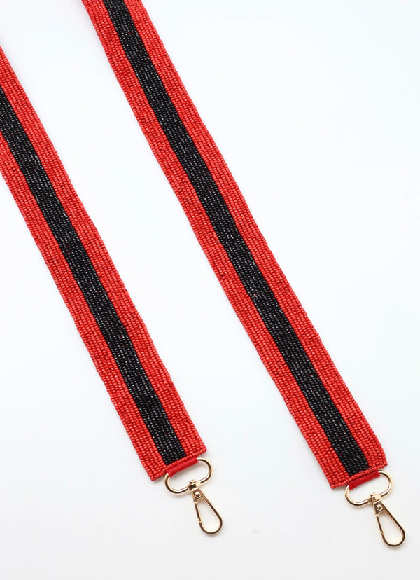 Sullie Striped Beaded Strap - 2 Colors