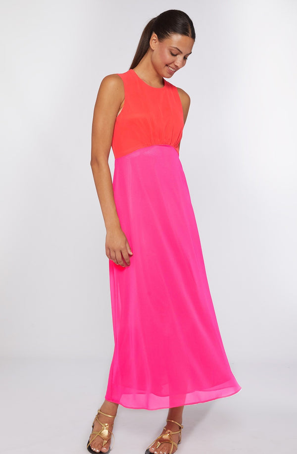 Grazia Pink Chiffon Dress
