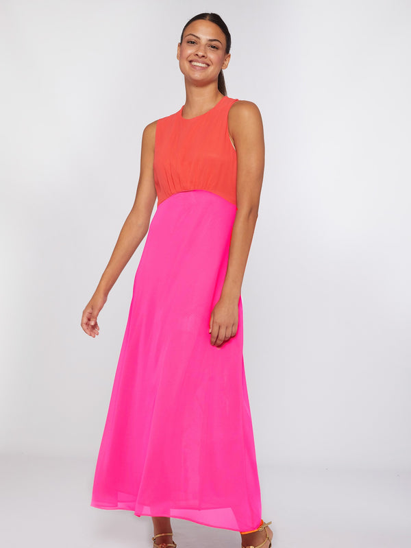 Grazia Pink Chiffon Dress