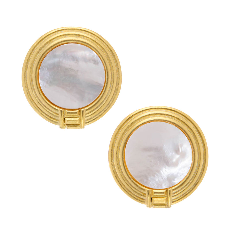 Mother of Pearl Roma Studs