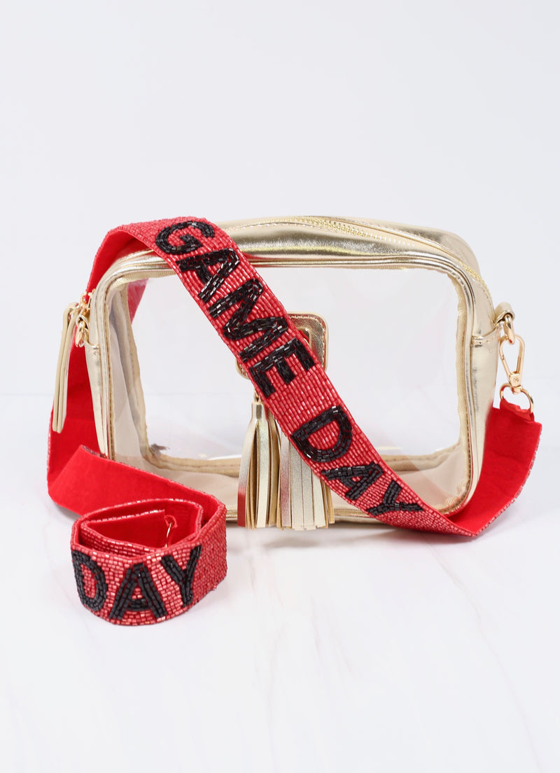 Game Day Beaded Crossbody Strap